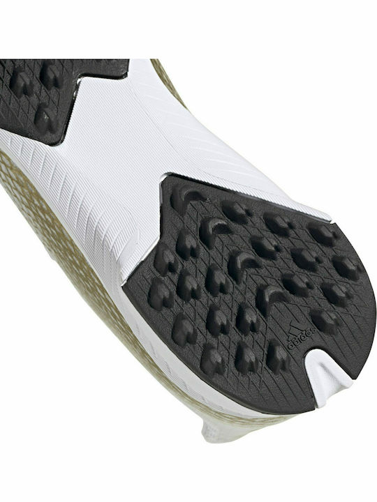 X Ghosted.3 Turf Kids Soccer Cleats Cloud White / Met.gold Melange / Core Black