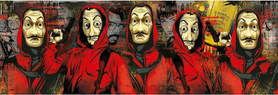 La Casa De Papel The Money Heist Panorama Puzzle 2D 1000 Stücke