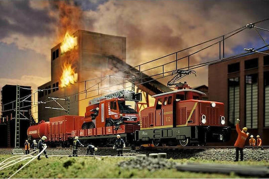 Marklin Starter Set Fire Department Set mit Zug mit Licht für 6+ Jahre+ Jahre