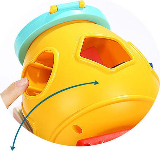 Top Bright Jucărie de Sortare a Formelor Shape Sorter din Lemn pentru 18++ Luni