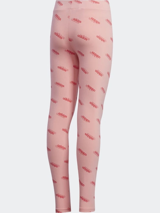 Adidas Kinder Leggings Lang Rosa