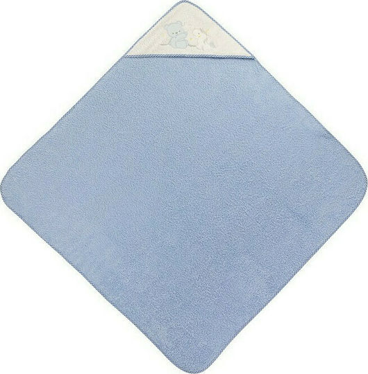 Interbaby Baby-Badetuch mit Kapuzen 100x100cm