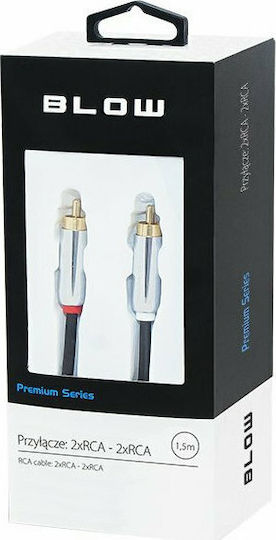 Blow Premium Series Cable RCA male - RCA male 5m