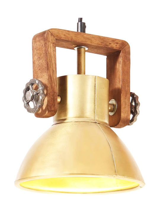 vidaXL Pendant Light Single-Light for Socket E27 Bronze