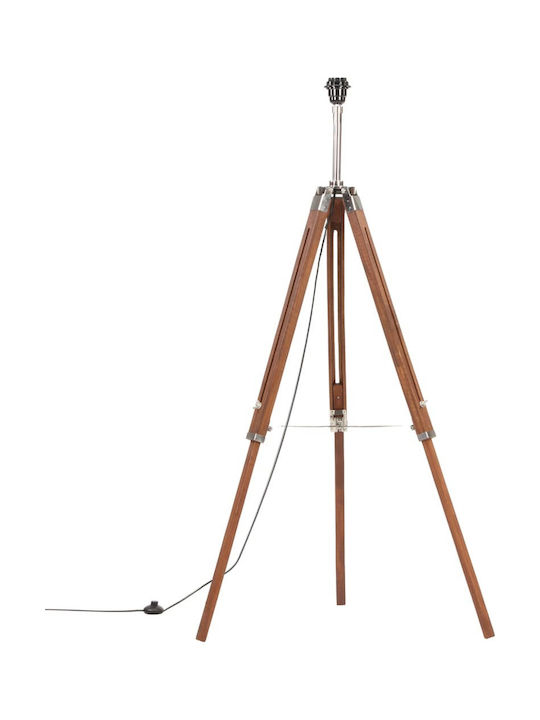 vidaXL Vintage Floor Lamp H141xW64cm. with Socket for Bulb E27 White