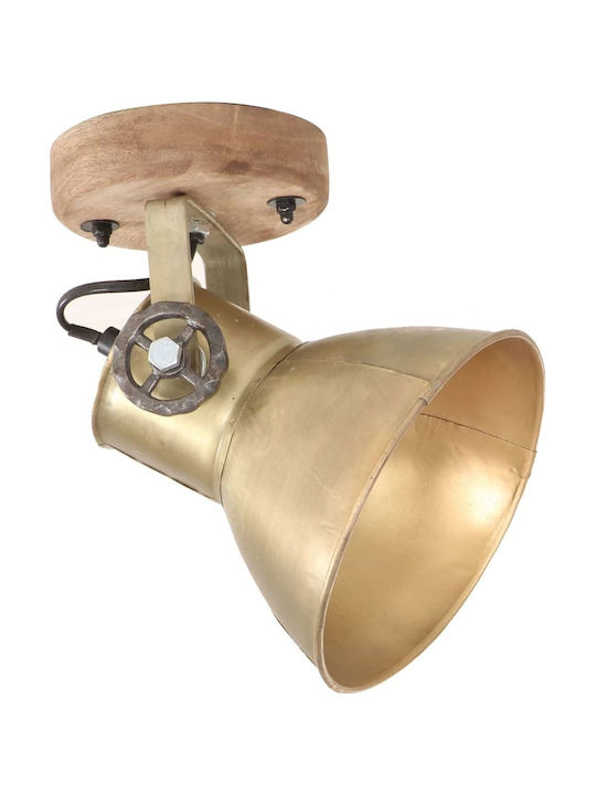 vidaXL Single Spot with Socket E27 in Bronze Color