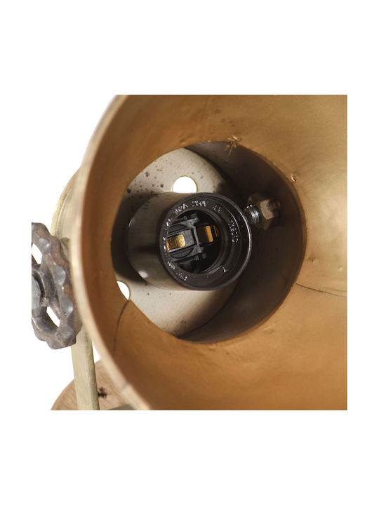 vidaXL Single Spot with Socket E27 in Bronze Color