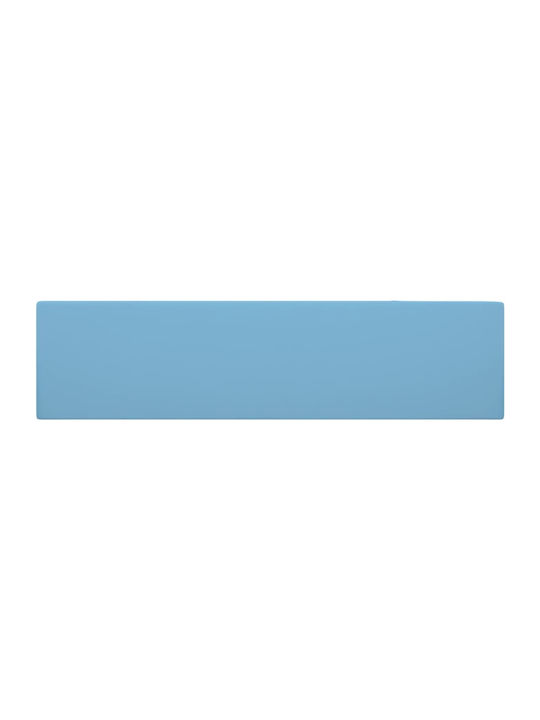 vidaXL Countertop Sink Ceramic 48x25x15cm Light Blue