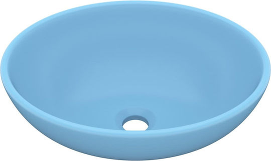 vidaXL Επικαθήμενος Νιπτήρας Κεραμικός 40x33x13.5cm