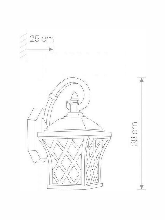 Nowodvorski Wall-Mounted Outdoor Lantern E27