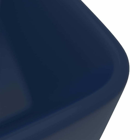 vidaXL Deasupra Blatului Chiuvetă Ceramică 41x30x12cm Albastru