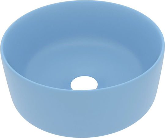 vidaXL 147006 Επικαθήμενος Νιπτήρας Κεραμικός 40x40x15cm