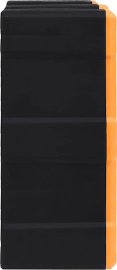 vidaXL Plastic Tool Box Drawers with 64 Stackable Sorters W52xL16xH37.5cm