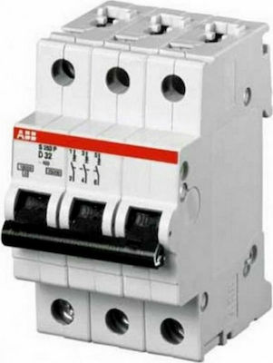 Abb S203-K63 3-Poles Automatic Circuit Breaker 63A 6kA Καμπύλη K 24851