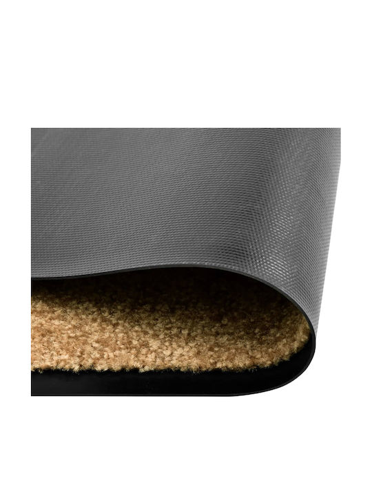 vidaXL Carpet with Non-Slip Underside Doormat Κρεμ 60x180εκ.