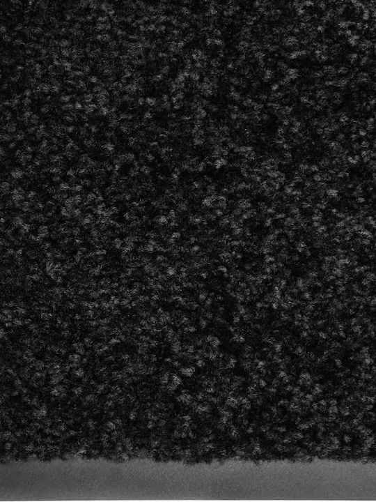 vidaXL Entrance Mat Carpet with Anti-slip Backing Black 120x180cm