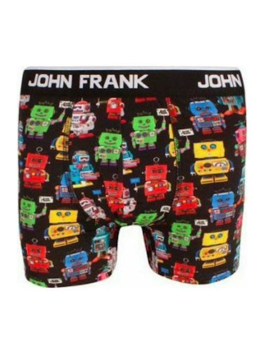 John Frank Robots Men's Boxer Multicolour with Patterns