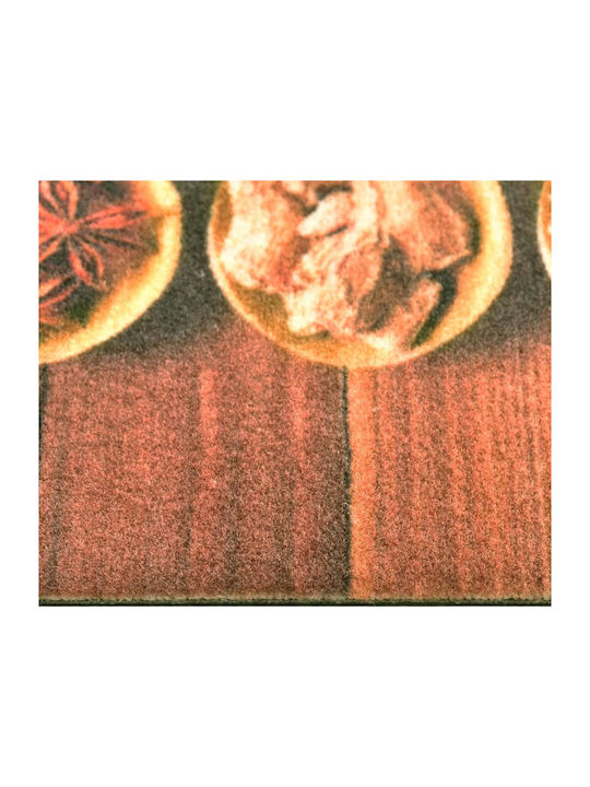 vidaXL Spoons Kitchen Mat Runner with Anti-slip Underlay Multicolour 60x180εκ.