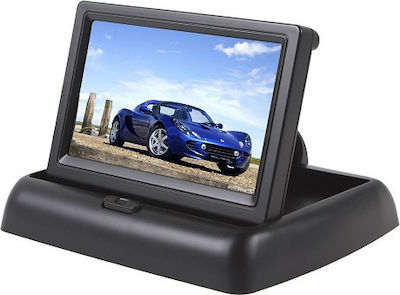 4.3" Car Screen Αναδιπλούμενη for Dashboard Universal