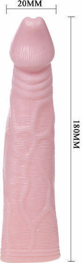 Baile Sleeve Vibe Extension Προέκταση Πέους με Δόνηση Flesh 18cm