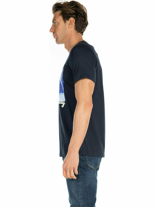 Jack & Jones X-Mas Star Wars 12180481 Ανδρικό T-shirt Navy Με Στάμπα
