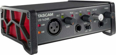 Tascam Εξωτερική Επαγγελματική Κάρτα Ήχου US-1x2HR Συνδεσιμότητα USB