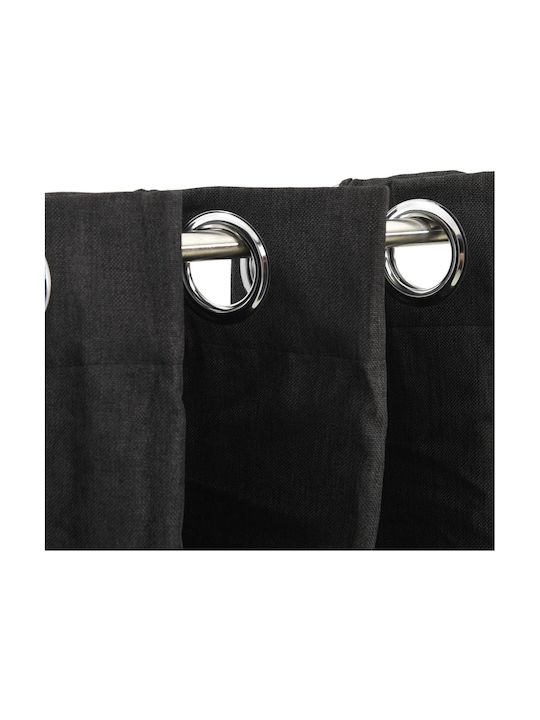 vidaXL Verdunkelungsvorhang mit Grommets Anthrazit 290x245cm