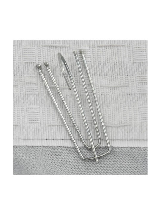 vidaXL Blackout Curtain With Pencil Pleat Gray 290x245cm
