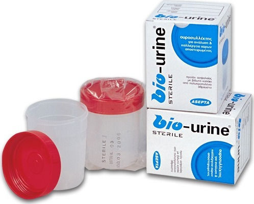 Asepta Bio-Urine Sterile Sterilized Urine Cup 120ml