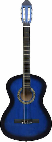 vidaXL Classical Guitar 4/4 with Bag Blue