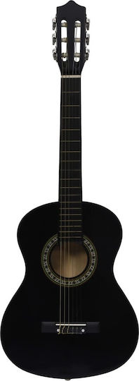 vidaXL Klassisch Gitarre 1/2 für Kinder mit Tasche Schwarz