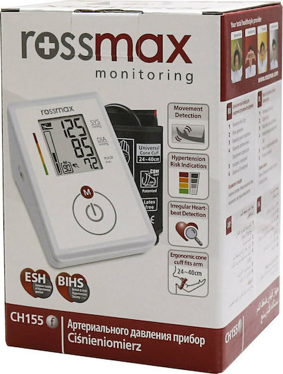 Rossmax CH155F Electronical Blood Pressure Monitor Arm CH155F