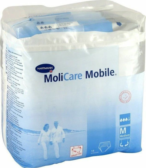 Hartmann MoliCare Mobile Πάνες Βρακάκι Ακράτειας Medium 14τμχ