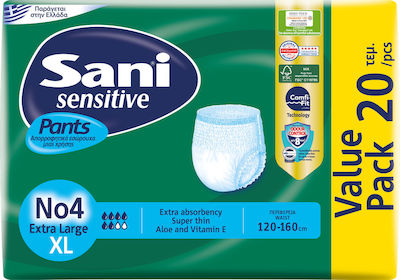 Sani Sensitive Incontinence Underwear XLarge 20pcs