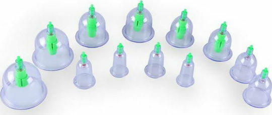 Therapeutic Device with Silicone Suction Cups KN Pull Out A Vacuum Apparatus Set 12pcs