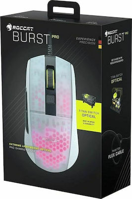 Roccat Burst Pro RGB Gaming Mouse 16000 DPI White