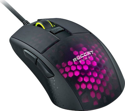 Roccat Burst Pro Безжична RGB Гейминг Мишка 16000 DPI Черно