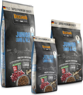 Belcando Junior Lamb & Rice 12.5kg Ξηρά Τροφή χωρίς Σιτηρά για Κουτάβια Μεσαίων & Μεγαλόσωμων Φυλών με Αρνί και Ρύζι