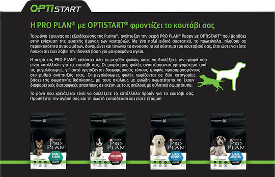 Pro Plan OptiDerma 3kg Dry Food for Medium Breed Puppies with Salmon