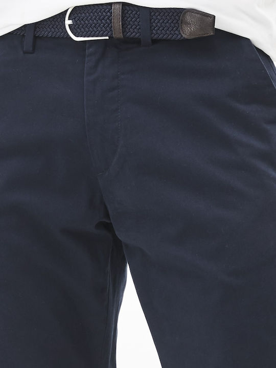 Pobelt Παντελόνι Chino Ελαστικό σε Ίσια Γραμμή Navy Μπλε