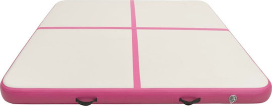 vidaXL AirTrack Turnmatte Rosa (200x200x20 cm)