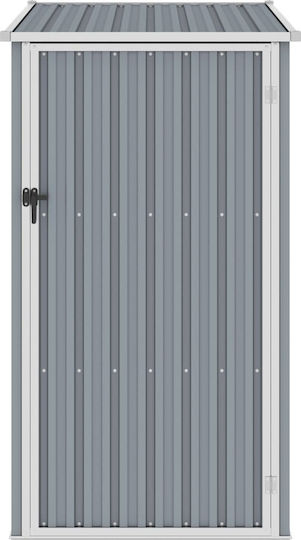 Metallic Garden Warehouse Galvanized Grey L0.87xW0.98xH1.59m