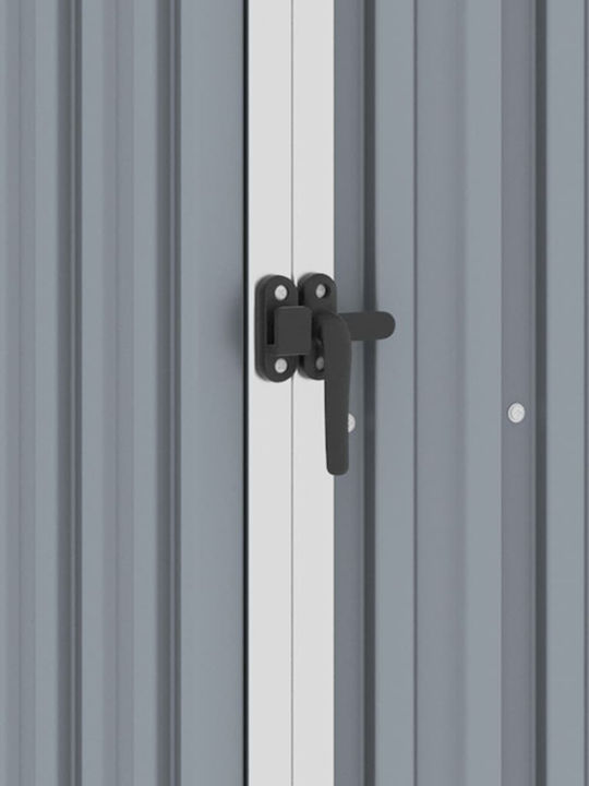 Metallic Garden Warehouse Galvanized Grey L0.87xW0.98xH1.59m