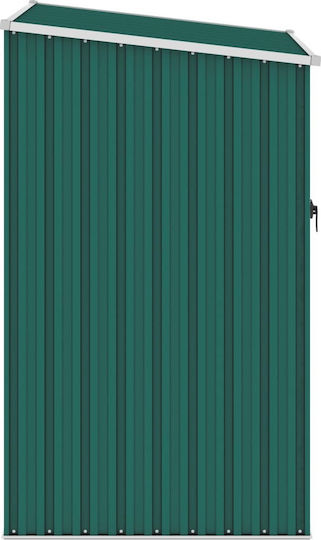 Metallic Garden Shed Galvanized Green L0.87xW0.98xH1.59m