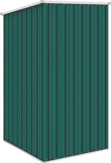 Metallic Garden Shed Galvanized Green L0.87xW0.98xH1.59m