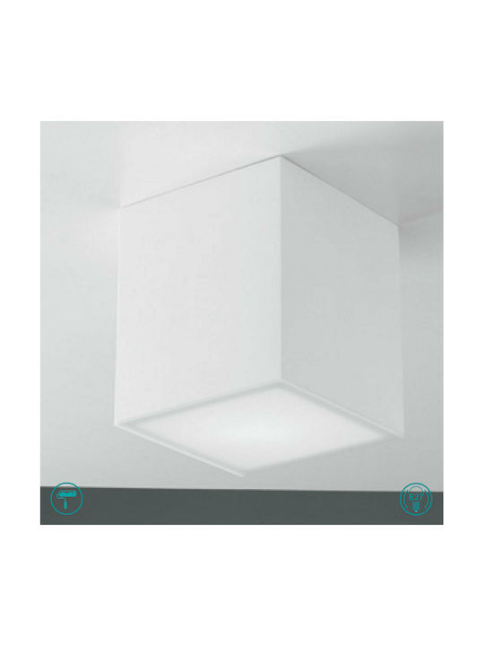 Fan Europe Intec Single Spot with Socket E27 in White Color