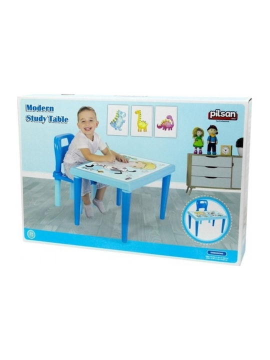 Kids Desk made of Plastic Blue