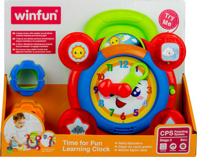 Winfun Baby Toy Εκπαιδευτικό Ρολόι with Lights for 9++ Months