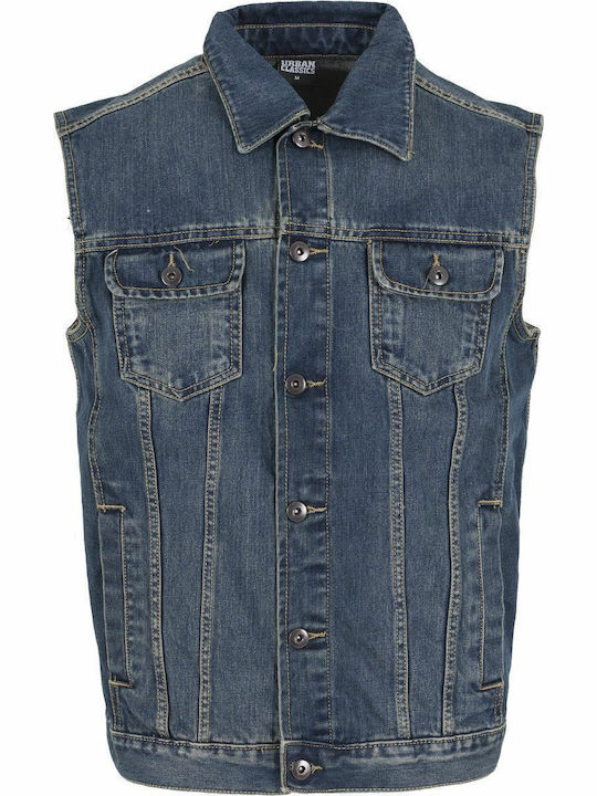 Classics Αμάνικο Τζιν Μπουφάν Denim Blue