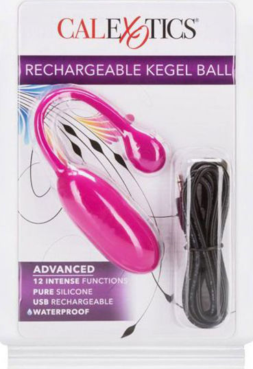 Calexotics Rechargeable Kegel Ball Advanced Drahtlos Vaginalbälle mit Vibration Rosa